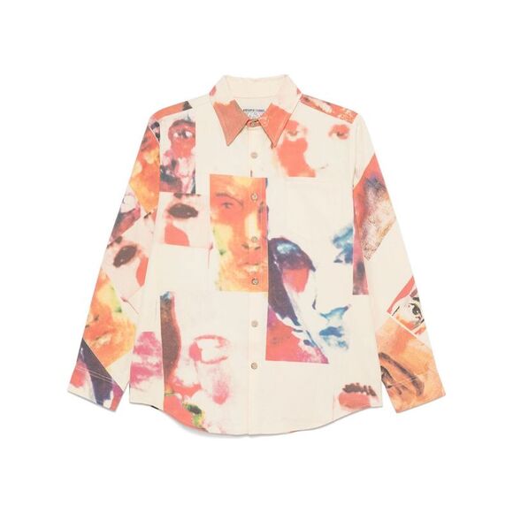 Kidsuper Men Collage Faces Shirt